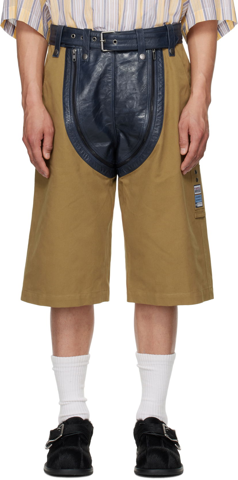 Шорти Martine Rose Martine Rose Zip Chap Utility Shorts Коричневий | 549LP14525
