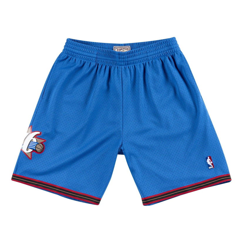 Шорти Mitchell & Ness Mitchell & Ness Philadelphia 76ers 1999-00 Swingman Shorts Синій | SMSHGS18034-P76ROYA99