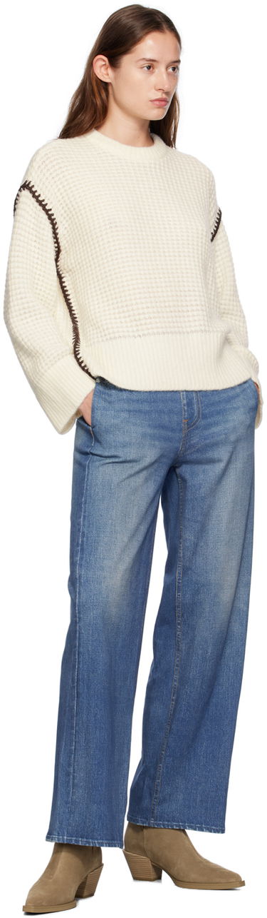 Cветр rag & bone Rag & Bone Women's Katie Crocheted Sweater білий | WAS24F049SA49, 3