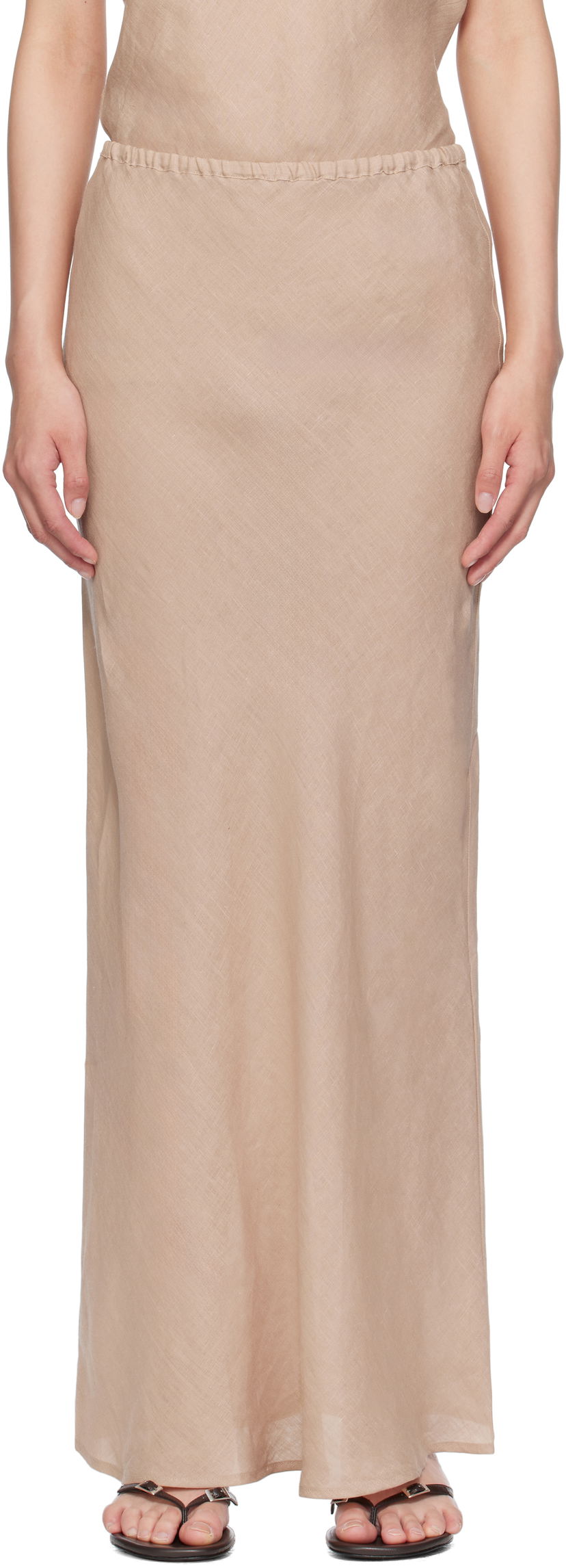 Спідниця Baserange Baserange Dydine Maxi Skirt бежевий | SKDY-LI-SU25