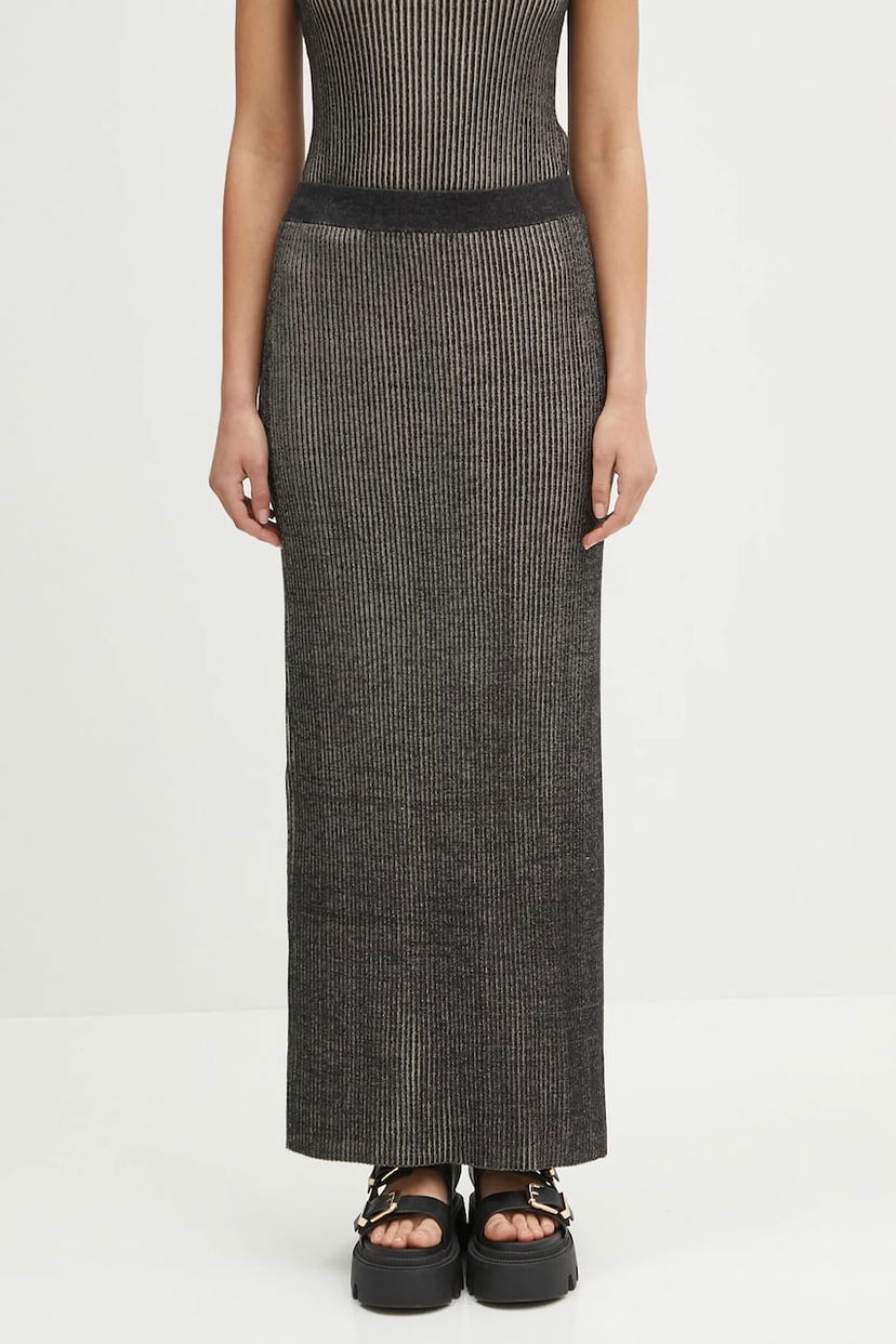 Спідниця Samsoe Samsoe Samsøe Samsøe Sacheryl Maxi Pencil Skirt Сірий | F25100047