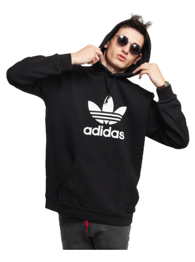 Світшоти adidas Originals Trefoil Hoodie чорний | DT7964
