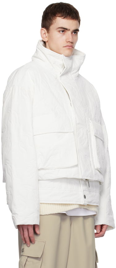 Пуховик Feng Chen Wang Feng Chen Wang Embossed Jacket білий | FUF16JK38, 1
