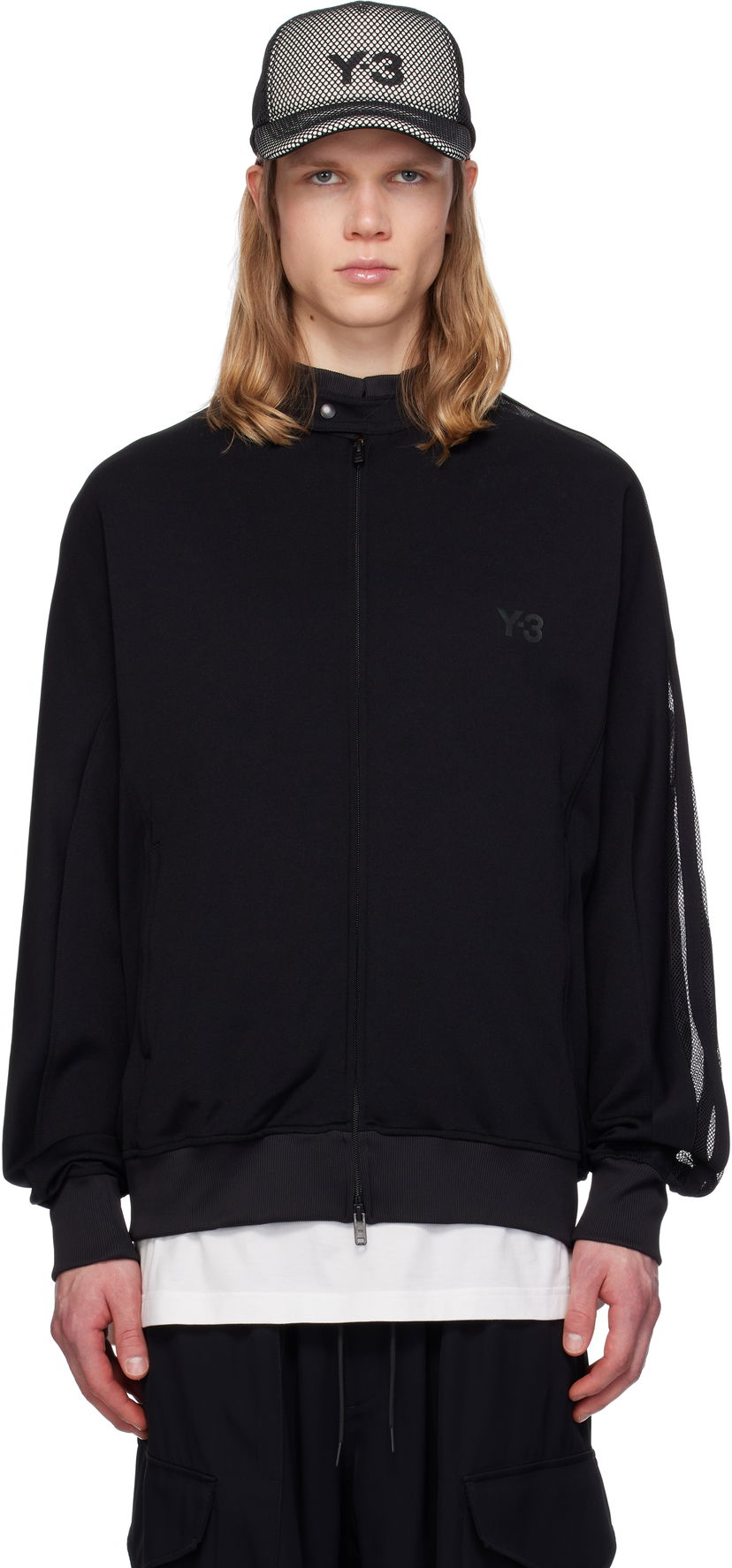 Куртка бомбер Y-3 Y-3 3 Stripes Track Jacket чорний | JN4988