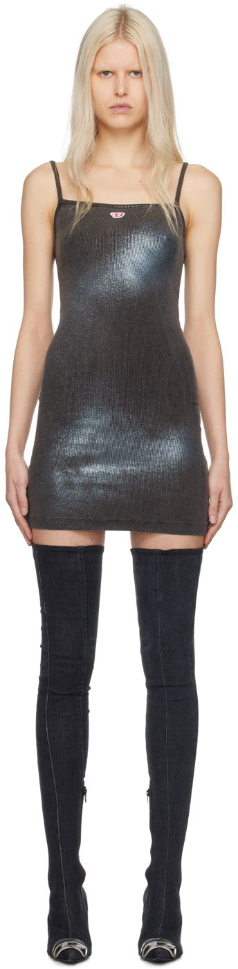плаття Diesel D-Hopy-N2 Minidress Сірий | A12721 0EPAG