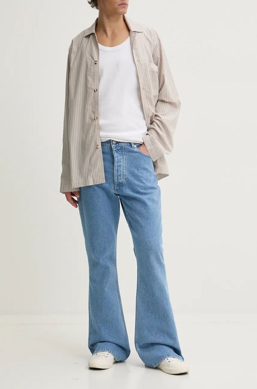 Джинси Nanushka Bootcut Jeans Синій | NM24PFPA01652