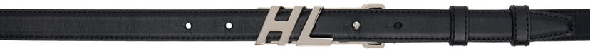 Ремені Helmut Lang Helmut Lang Leather Logo Belt чорний | O05HM001