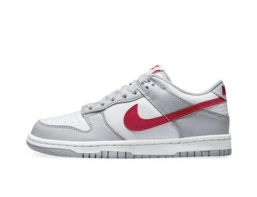 Кросівки та взуття Nike Dunk Low "Grey Red" GS Сірий | DV7149-001