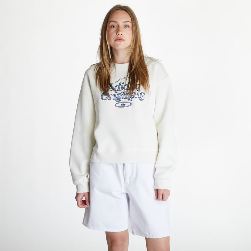 Світшоти adidas Originals Graphics Sweatshirt Off White білий | IR7474
