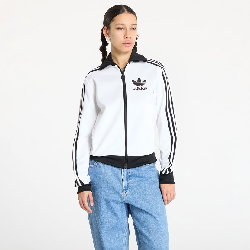 Куртка бомбер adidas Originals Adicolor Classic Track Top білий | JC5806