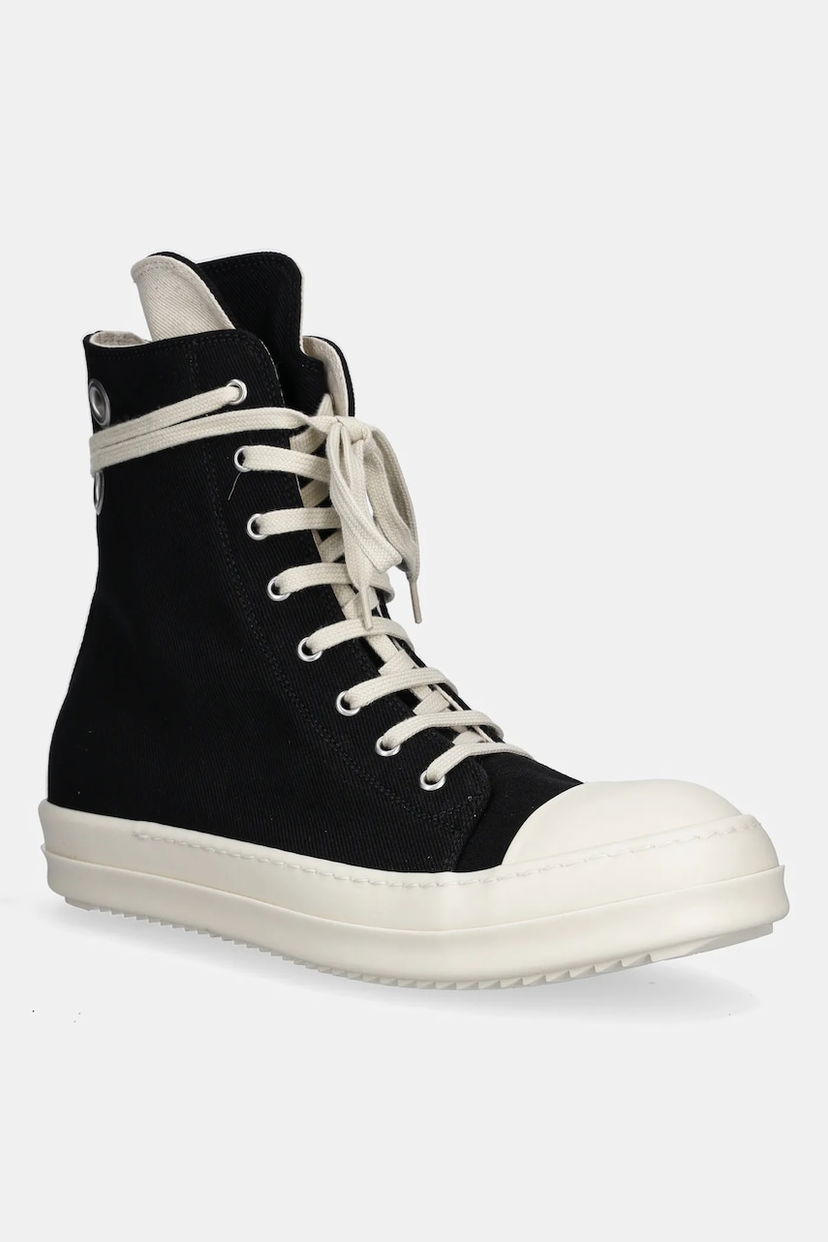 Кросівки та взуття Rick Owens Rick Owens DRKSHDW High-Top чорний | DU02E7800.DOES1