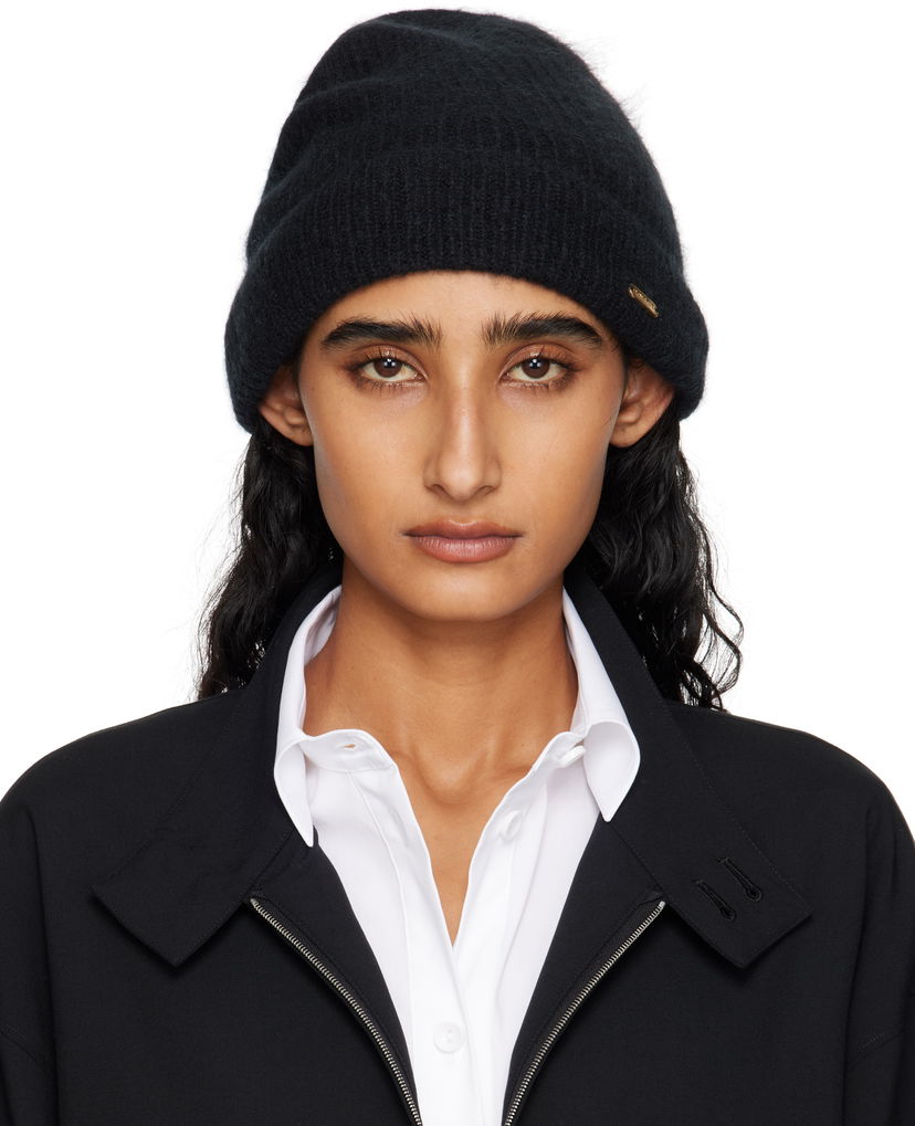 Шапка Tom Ford TOM FORD Cashmere Beanie чорний | HTK004-YAX935