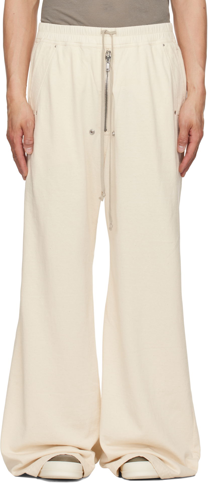 Штани Rick Owens Rick Owens DRKSHDW Hollywood Geth Belas Sweatpants бежевий | DU01E3378 RIGN
