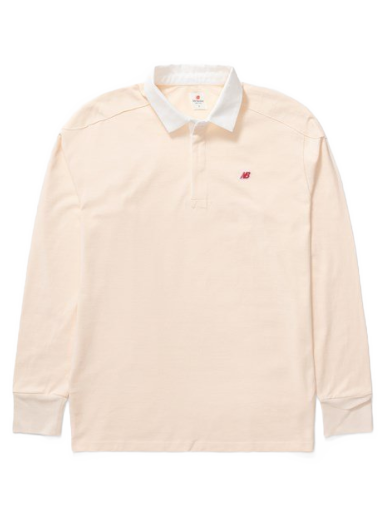 Сорочка поло New Balance Made In Usa Long Sleeve Polo бежевий | MT33545MCU