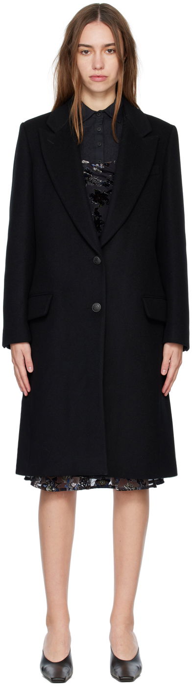 Пальто rag & bone Rag & Bone Wooster Coat чорний | WAW22H2036NA36