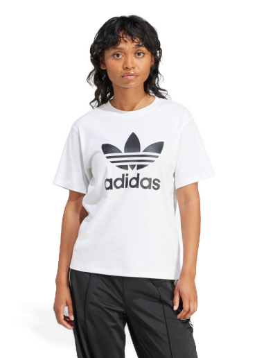 Футболка adidas Originals Trefoil Regular T-Shirt білий | IR9534