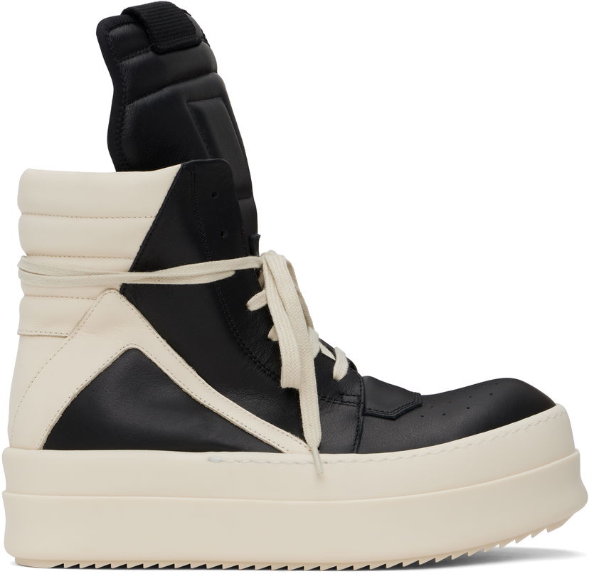 Кросівки та взуття Rick Owens Rick Owens Hollywood Mega Bumper Geobasket чорний | RU01E5868 LCO