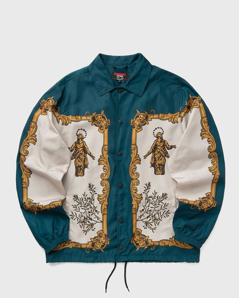 Вітровка Pleasures Iuter Lorenzo Coach Jacket Бірюзовий | P24IU001-GREEN