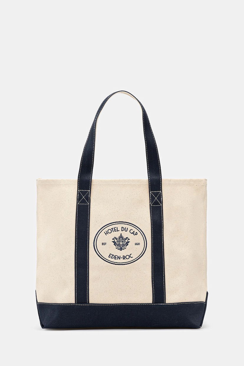сумка-тоут Sporty & Rich Sporty & Rich Eden Crest Two Tone Tote бежевий | BA00660673BE06