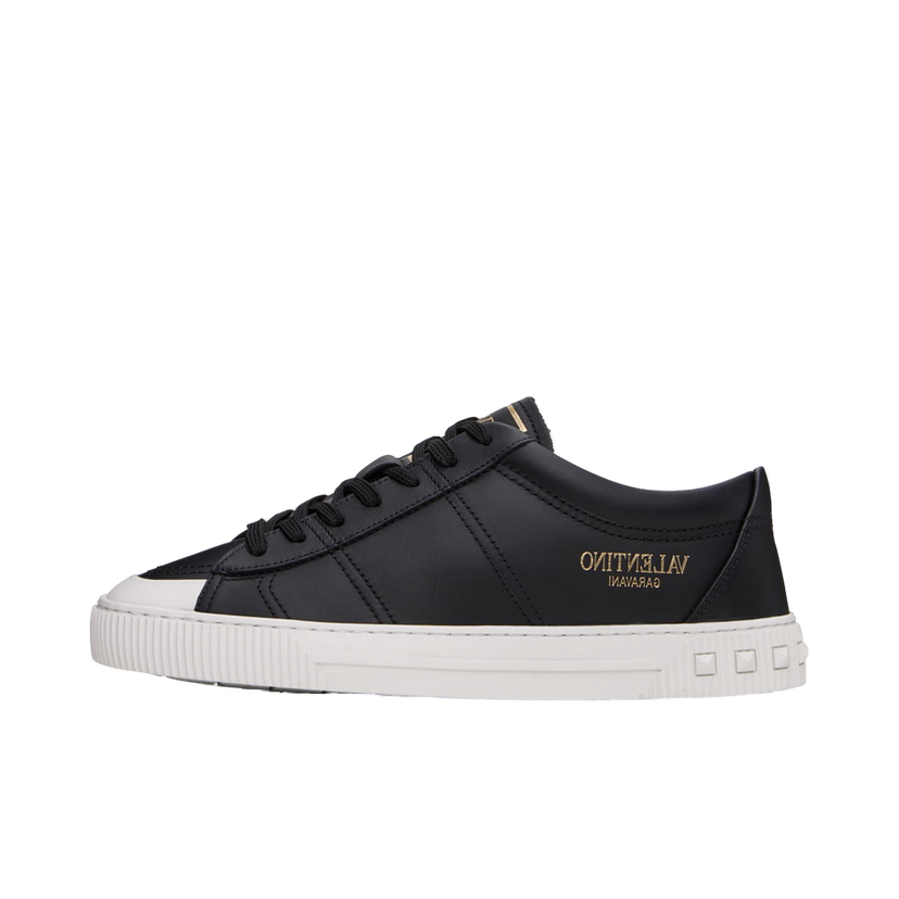 Кросівки та взуття Valentino Garavani Cityplanet Calfskin Sneakers "Black" чорний | 4Y2S0F90JKD