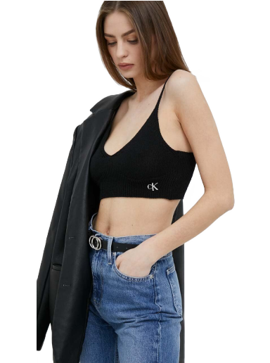 Кроп-топи CALVIN KLEIN Crop Top чорний | J20J221345