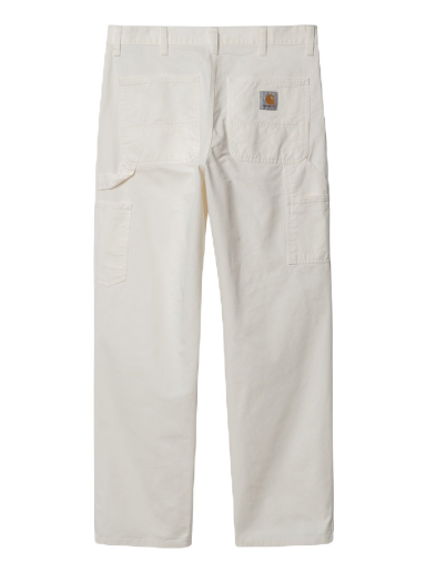 Штани Carhartt WIP Single Knee Pant "Off-White rinsed" білий | I031499_350_02