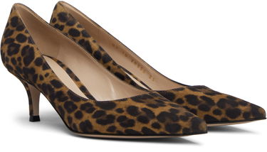 Кросівки та взуття Gianvito Rossi Leopard Print Suede Gianvito 55 Pumps Різнокольоровий | G20336-55RIC-CMD, 3