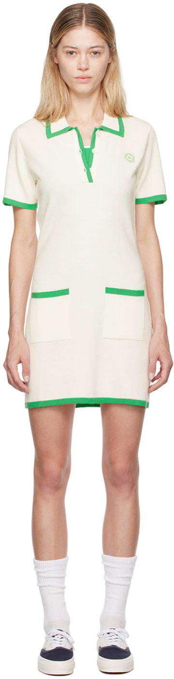 плаття Sporty & Rich Hilary Knit Minidress білий | DR005S408SO