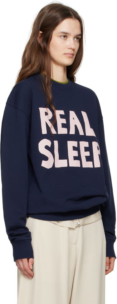 Світшоти JW Anderson JW Anderson 'Real Sleep' Sweatshirt темно-синій | JW0230-PG1632, 1