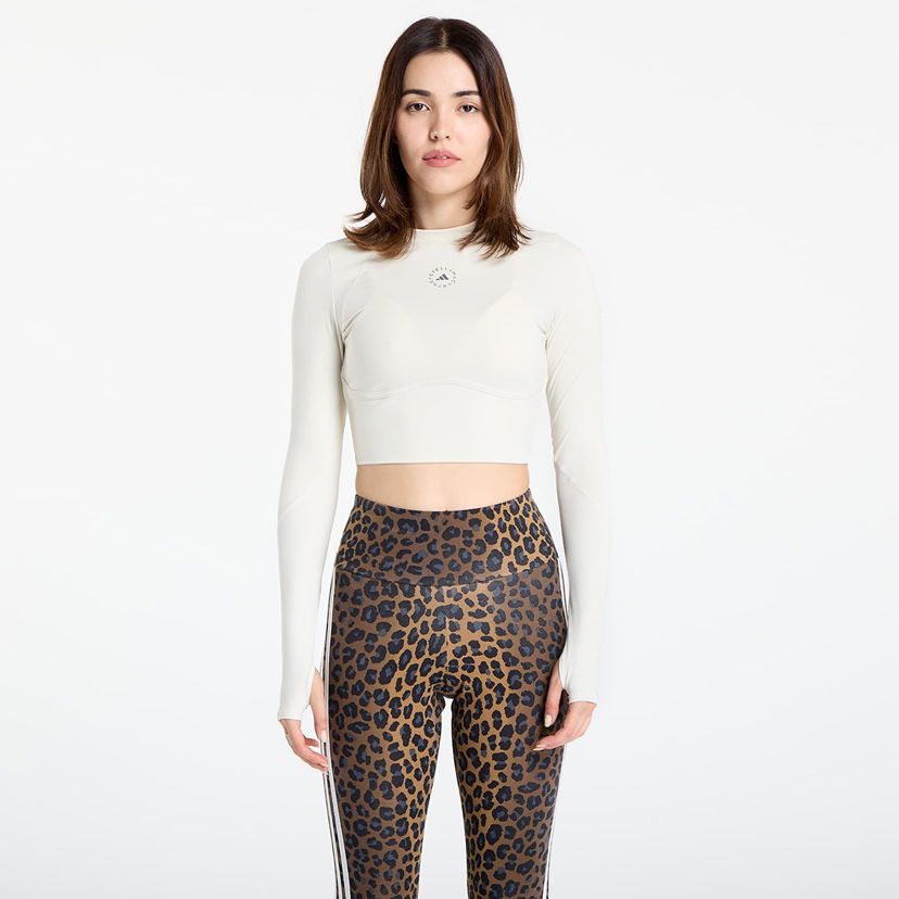 Кроп-топи adidas Performance Stella McCartney Training Longsleeve Crop Top білий | JM1403