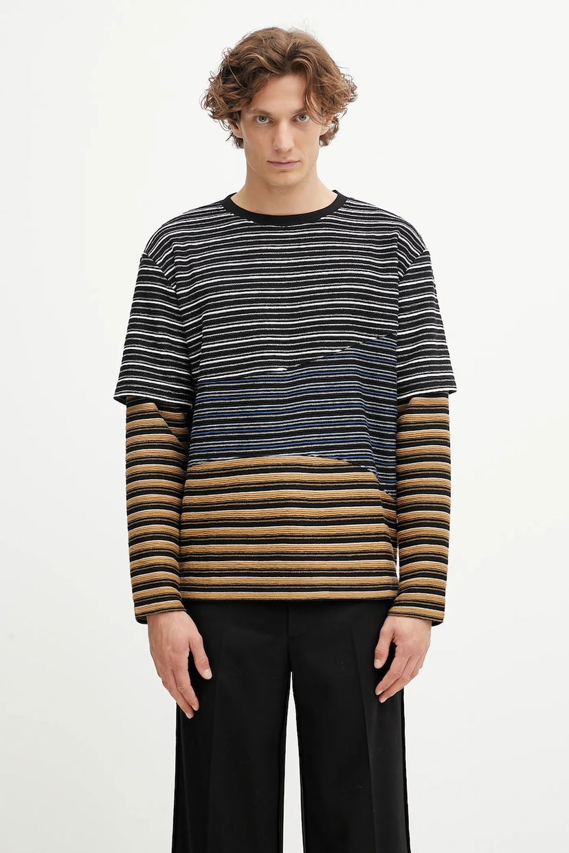 Футболка Andersson Bell Andersson Bell Stripe Layered Long Sleeve T-Shirt Різнокольоровий | atb1342m
