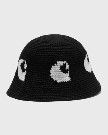 Капелюх Carhartt WIP Crocheted Bucket Hat with Pattern чорний | I034482-0D2.XX, 3