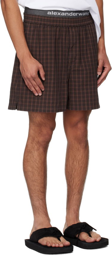 Шорти Alexander Wang Alexander Wang Graphic Shorts темно-синій | 6WC3254099, 4