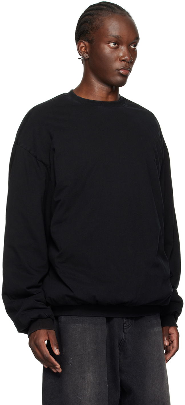 Cветр We11done We11done Padded Sweatshirt чорний | WD-TS2-24-785-U-BK, 1