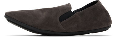 Кросівки та взуття The Row Vincit Suede Slippers Сірий | F2070-L40, 2