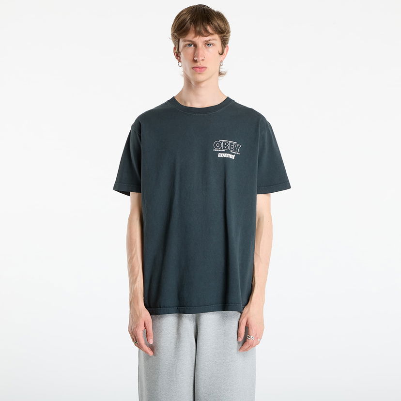 Футболка OBEY OBEY Persistent Movement T-Shirt чорний | 167924207-PTB