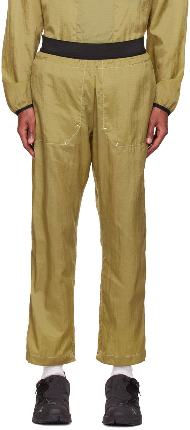 Штани Ranra Nylon Relaxed-Fit Trousers Зелений | AMSS22PA102621030103