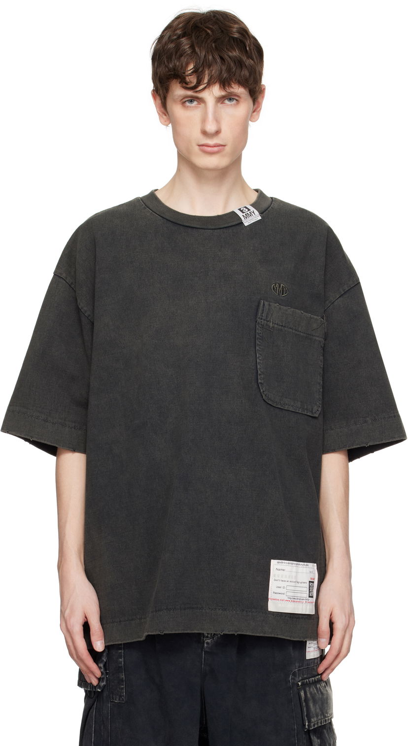 Футболка Maison MIHARA YASUHIRO MIHARA YASUHIRO Amateur Sewn Like T-Shirt чорний | A14TS601