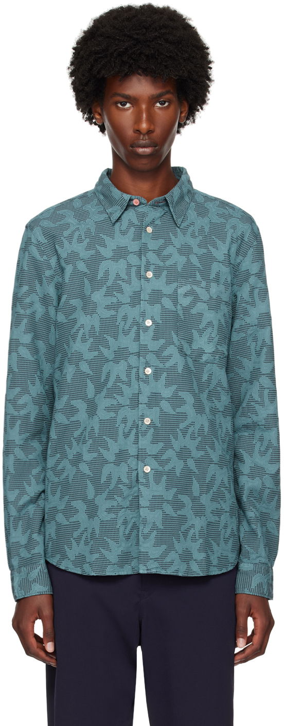 Сорочка Paul Smith PS Paul Smith Patterned Shirt Зелений | M2R-614P-N22135-34