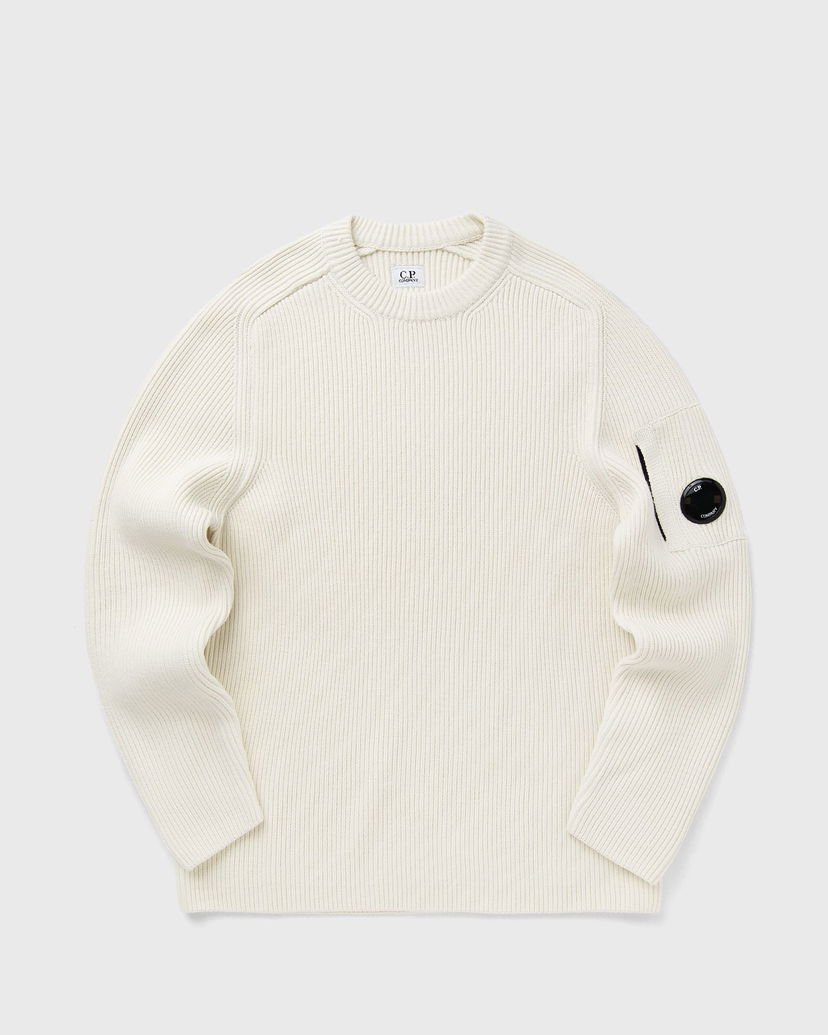 Cветр C.P. Company C.P. Company Crew Neck Knit Sweater білий | 19CMKN015A006608A-103
