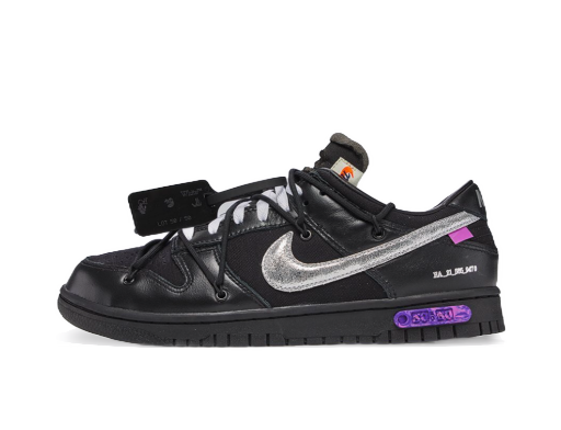 Кросівки та взуття Nike Off-White x Dunk Low "Lot 50 of 50" чорний | DM1602-001
