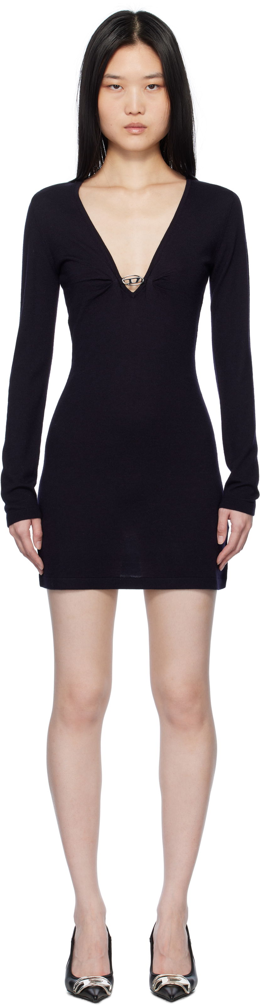 плаття Diesel Diesel M-Placky Minidress темно-синій | A17454 0JQAB