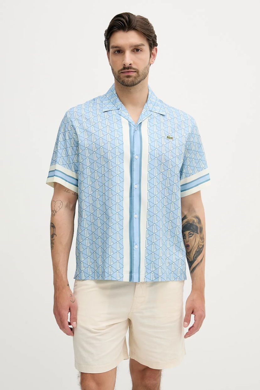 Сорочка Lacoste Lacoste Relaxed Fit Shirt Синій | CH9094