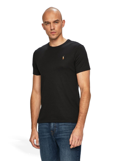 Футболка Polo by Ralph Lauren Cotton Custom Tee чорний | 710740727001
