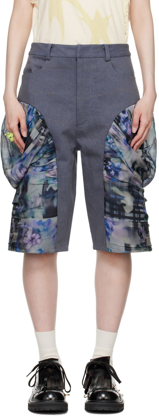 Шорти Collina Strada Collina Strada Giva Denim Shorts Синій | XX6032