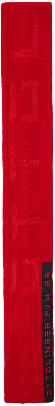 Шарф Ottolinger Ottolinger Jacquard Scarf Червоний | 2700304