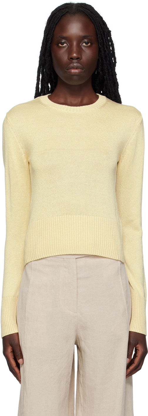 Cветр TOTEME TOTEME Crewneck Knit Sweater Жовтий | 233-5151-342