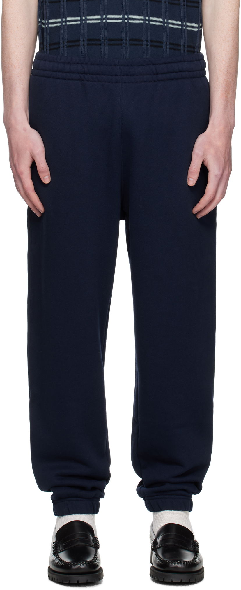 Спортивні штани Lacoste Lacoste Fleece Sweatpants темно-синій | XH7760_166