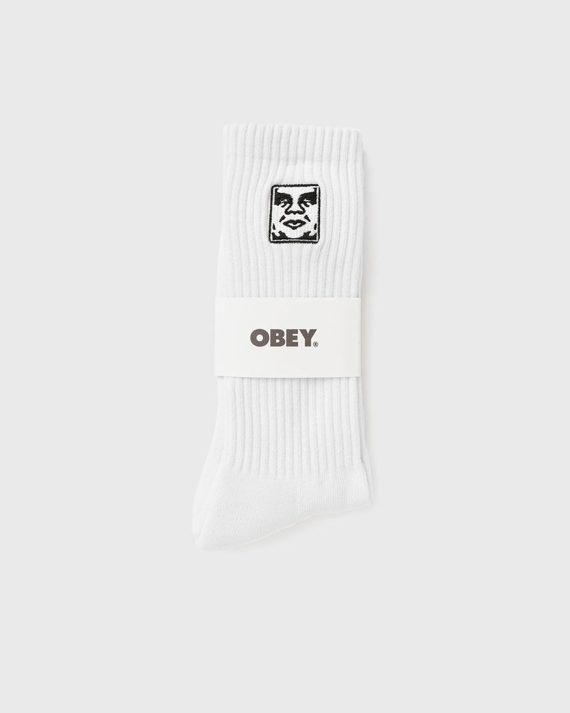 Шкарпетки OBEY Obey Icon Face Socks білий | 100260193-WHT