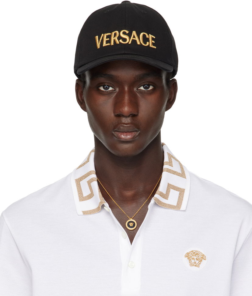 Кепка Versace Black Logo білий | 1012693_1A08103